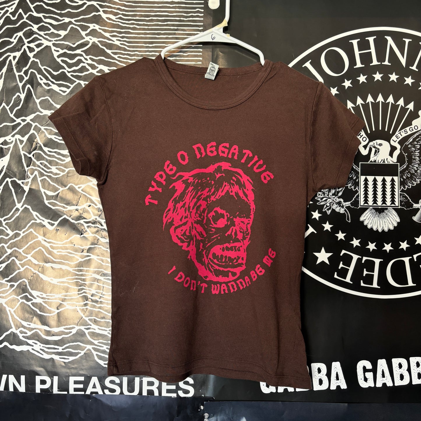 Type o negative brown/red babydoll tee