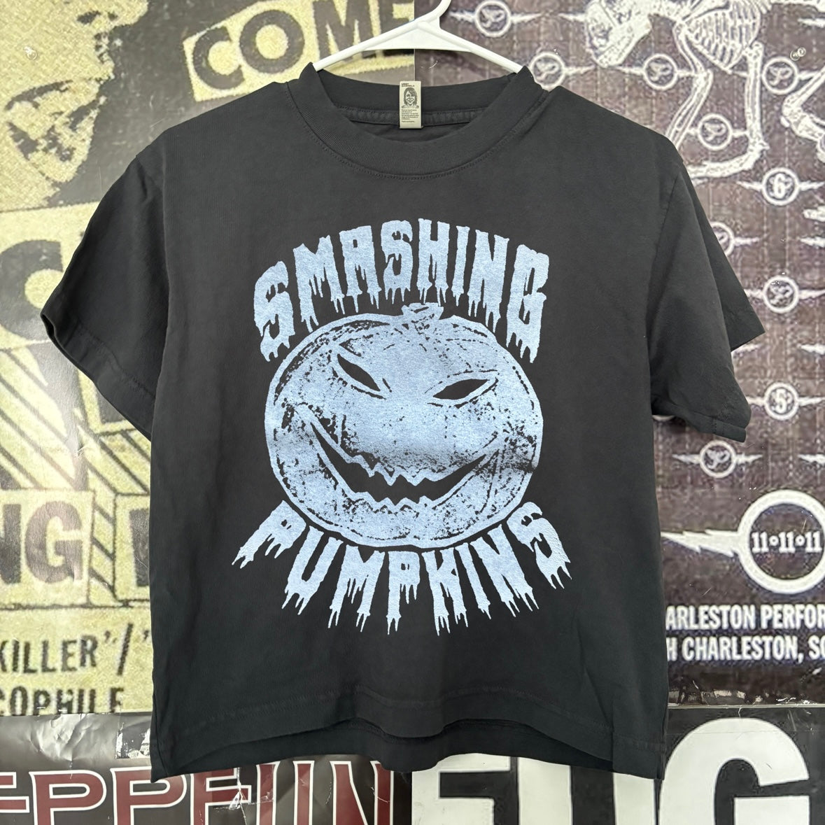 Smashing pumpkins black boxy tee