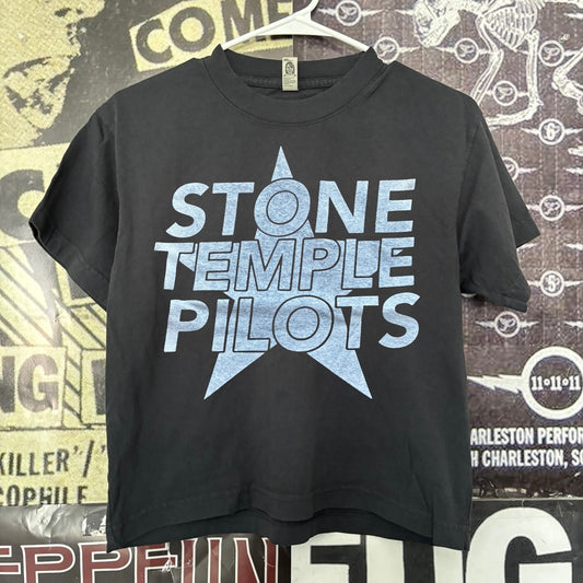 Stone temple pilots black boxy tee