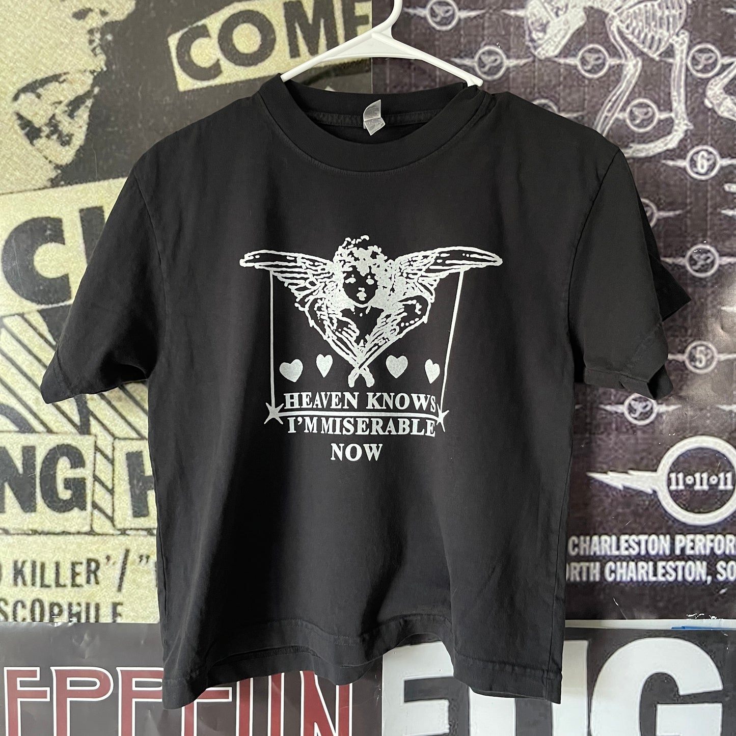 The smiths heaven black boxy tee