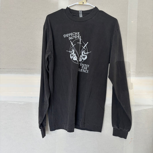 Depeche mode dark grey unisex long sleeve MEDIUM