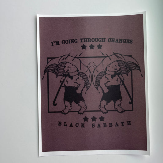 Black Sabbath poster