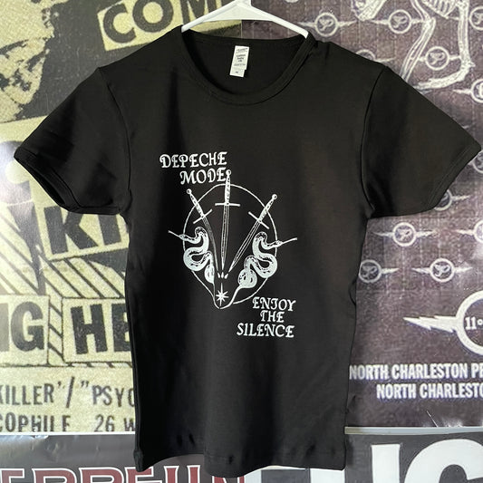 Depeche mode black long baby tee