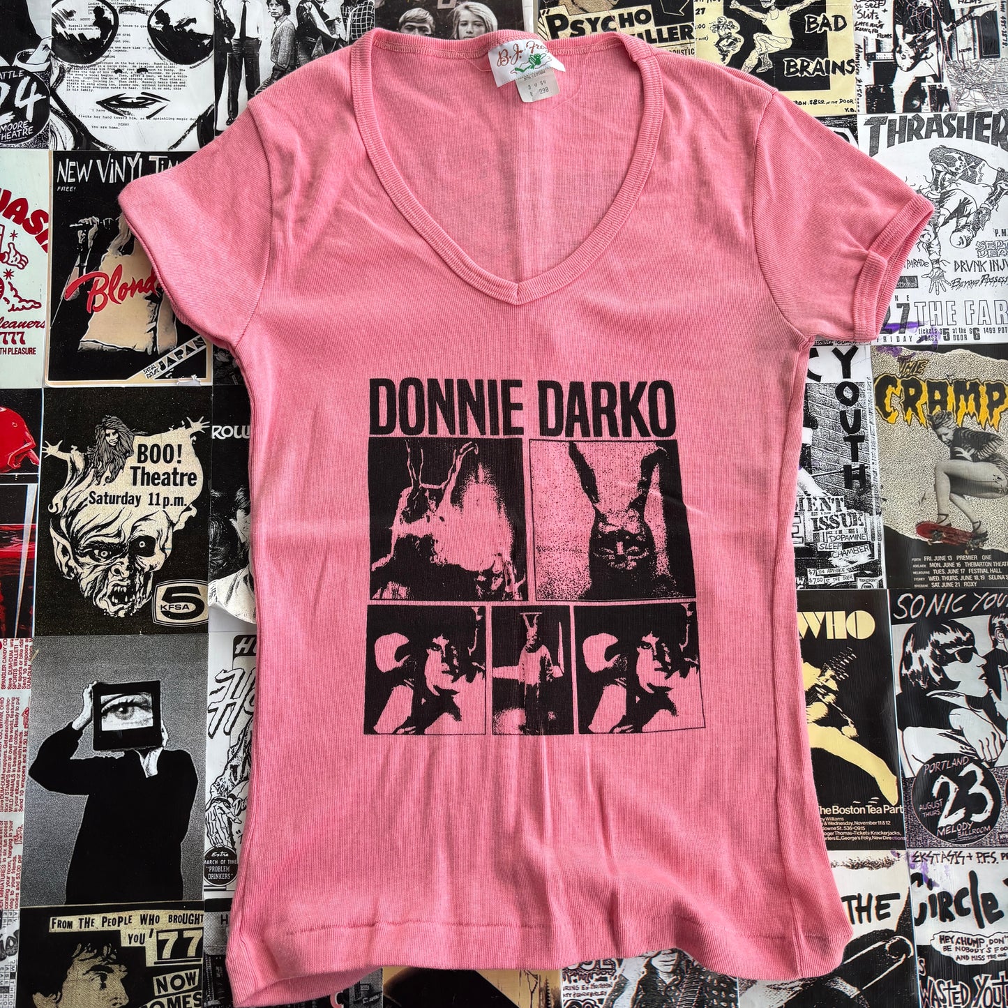 Donnie darko pink baby tee MED