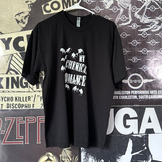 My chemical romance bats black full size tee