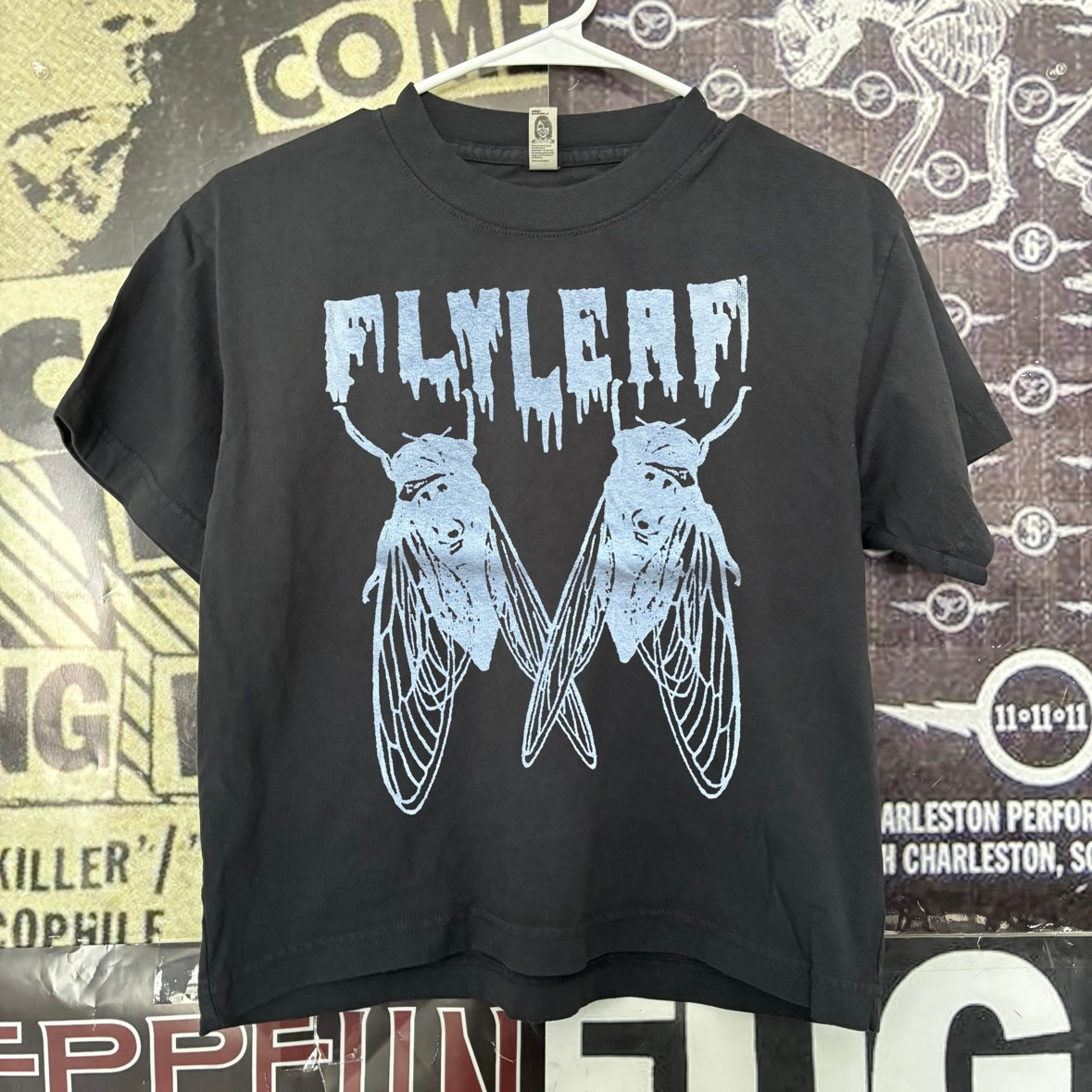 Flyleaf black boxy tee