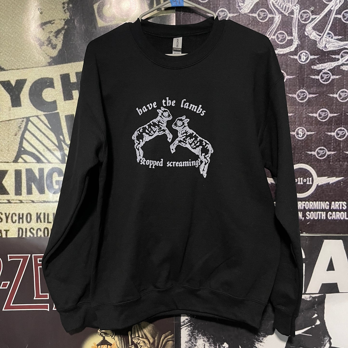 Silence lambs black sweatshirt