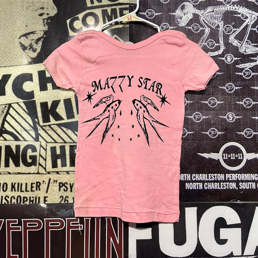Mazzy star pink babydoll tee XS
