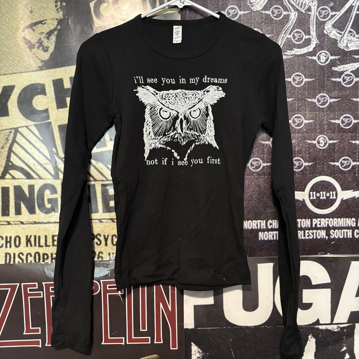 Twin peaks dreams black baby long sleeve