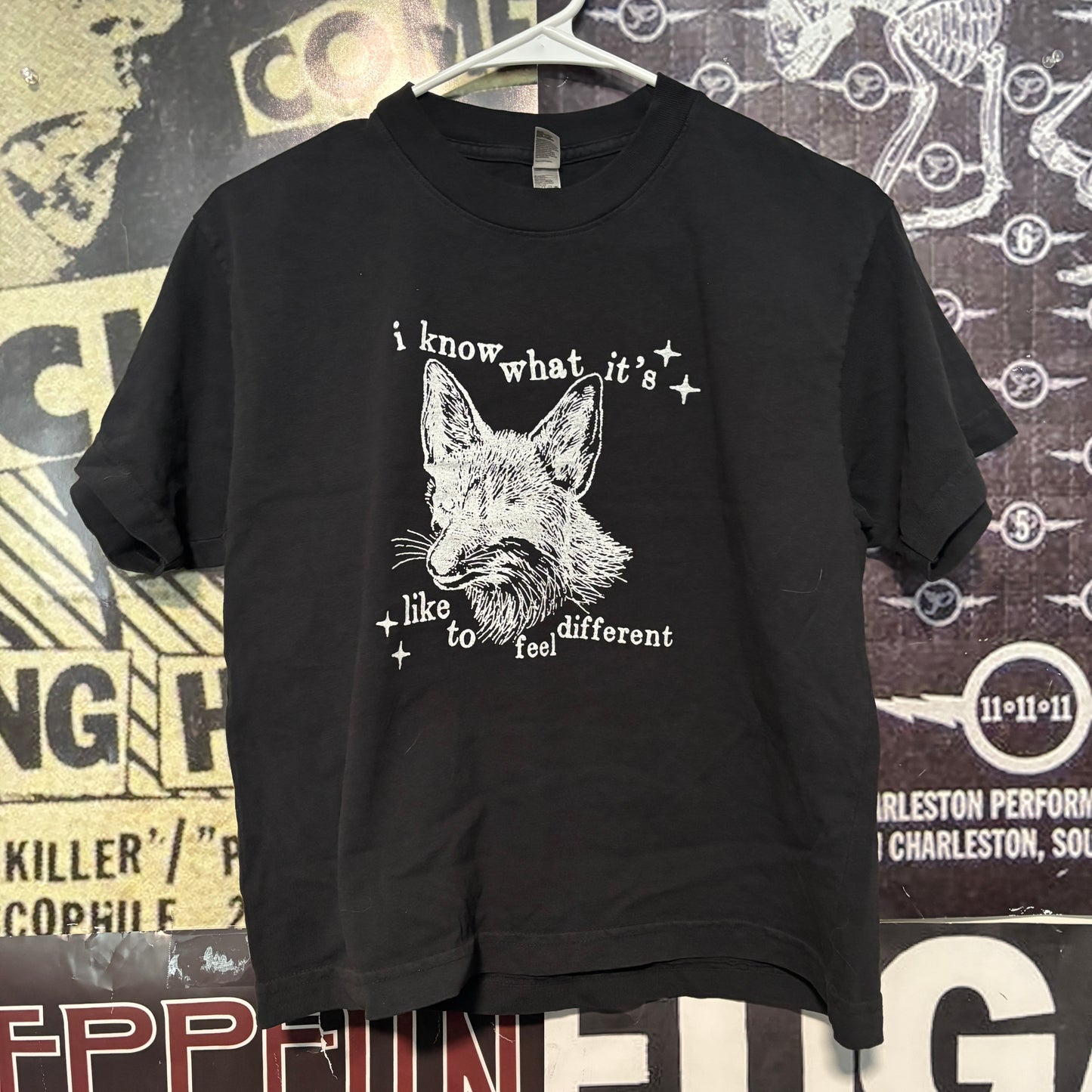 Fantastic fox black boxy tee