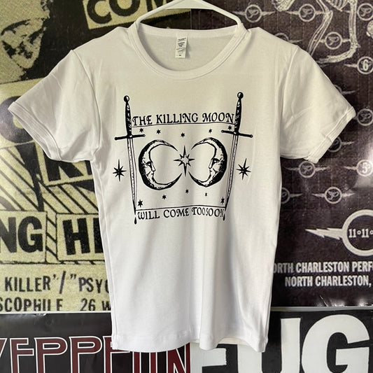 Killing moon white long baby tee