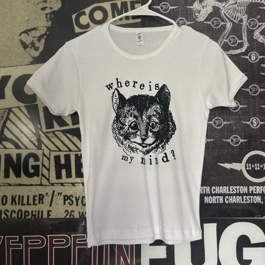 Pixies white long baby tee