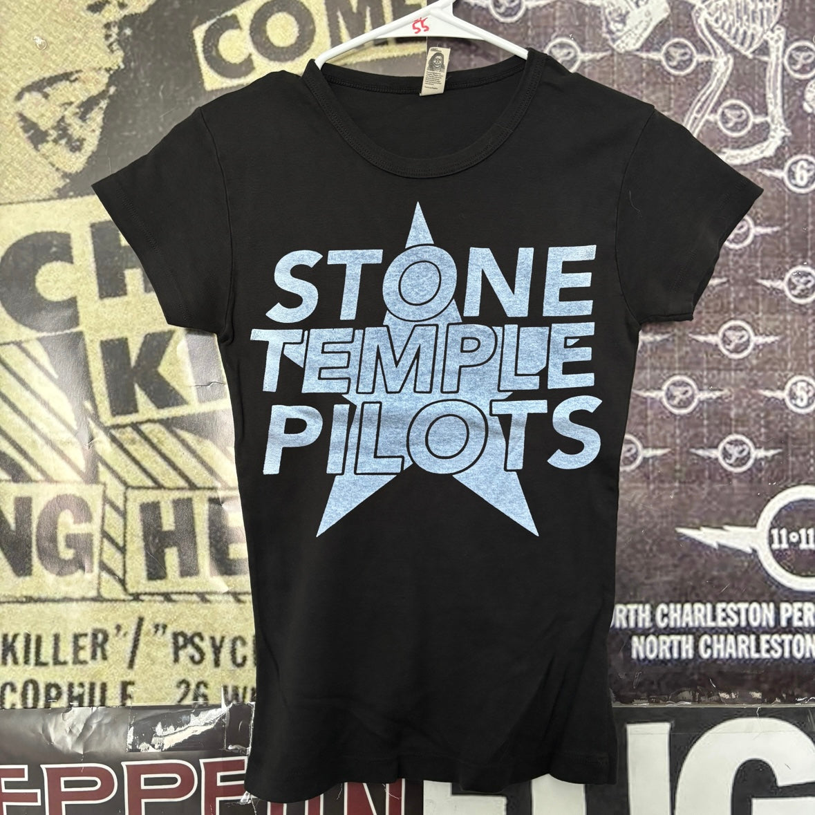 Stone temple pilots black babydoll tee