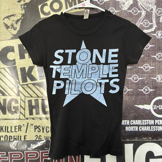 Stone temple pilots black babydoll tee