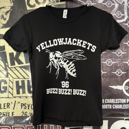 YELLOWJACKETS black long baby tee