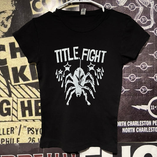 Title fight b&w babydoll tee