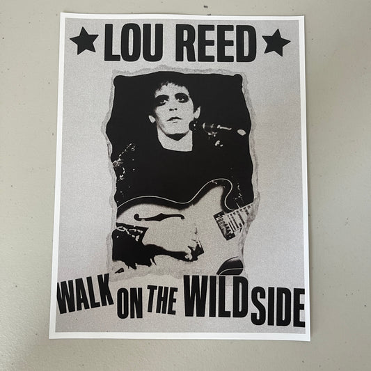 Lou reed poster