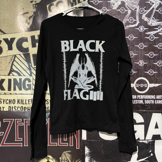 Black flag black baby long sleeve