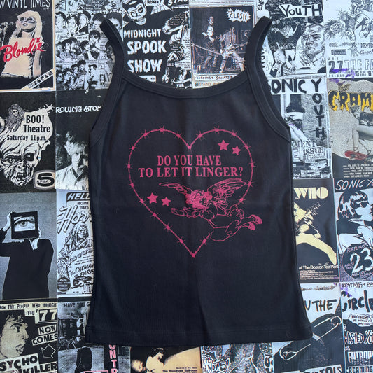 The cranberries black/red tank SM/MED