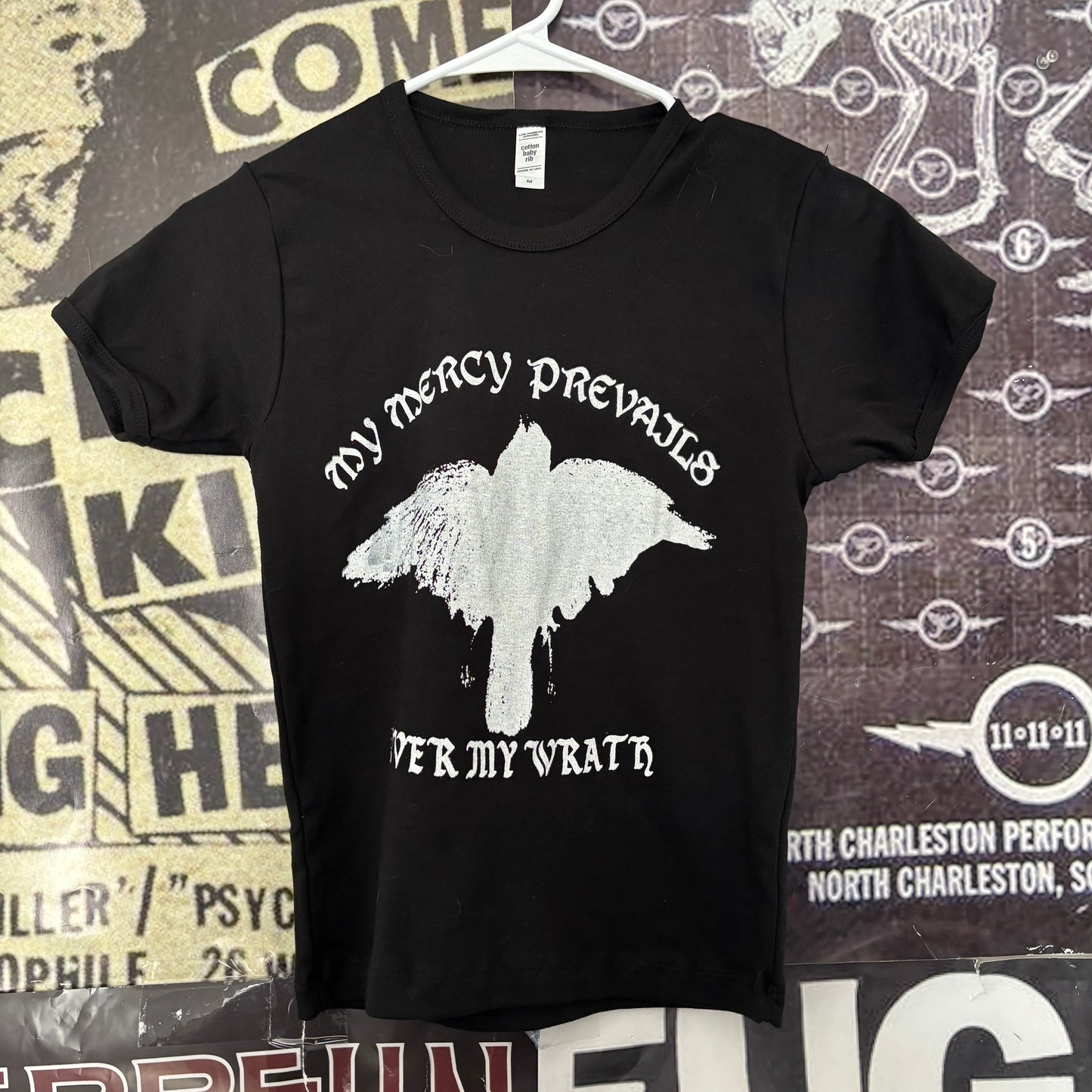 Walking dead mercy black long baby tee