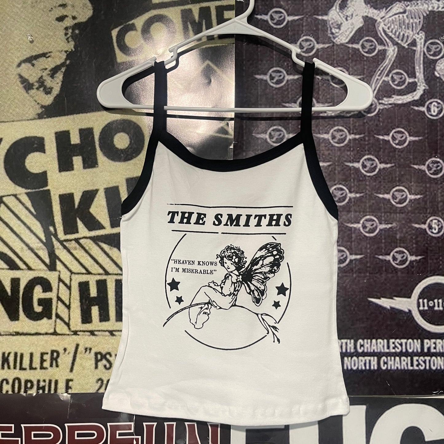 The smiths black/white baby tank