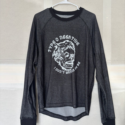 Type o negative black unisex thermal SM/MED