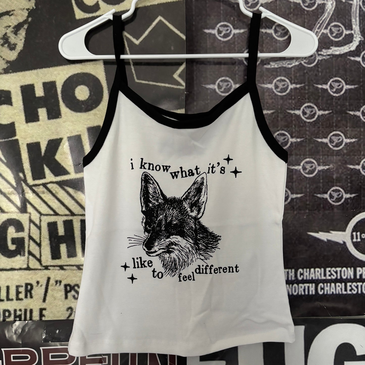 Fantastic fox black/white baby tank