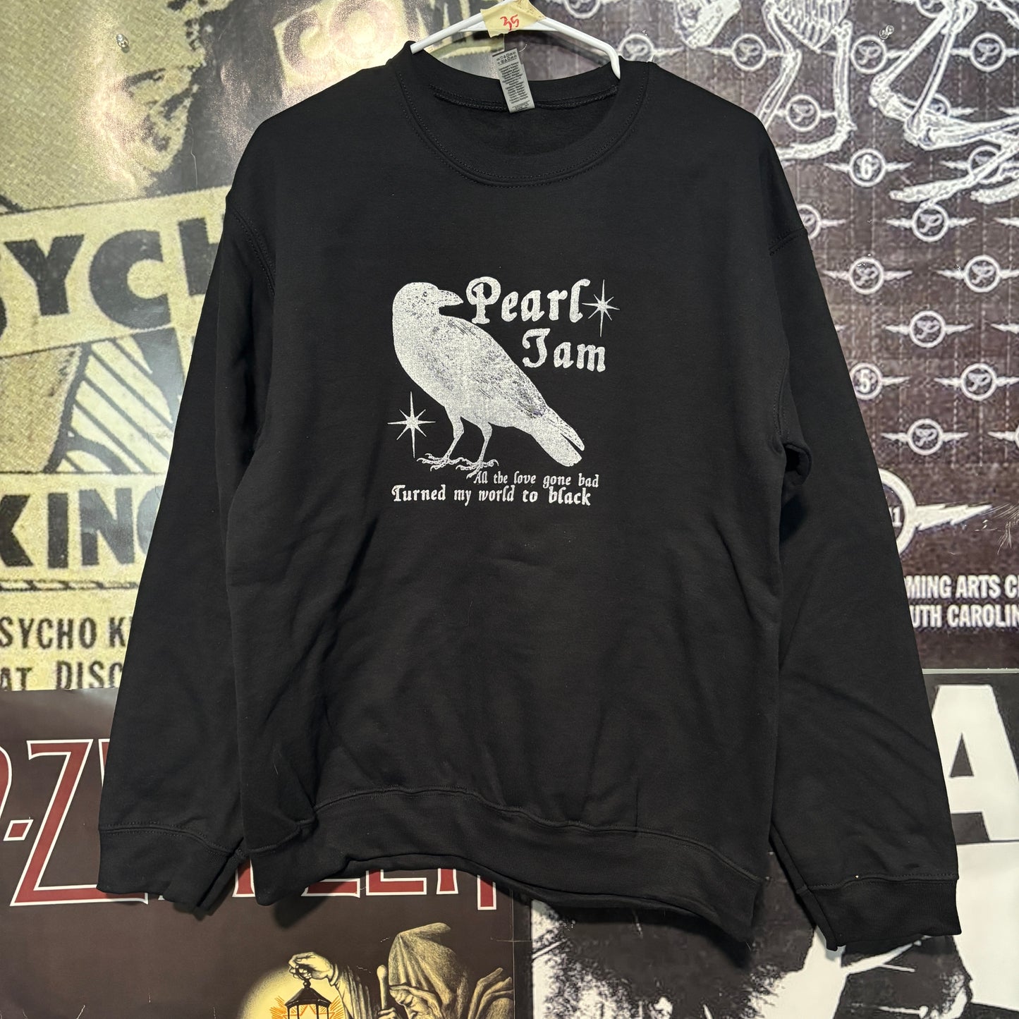 Pearl Jam black sweatshirt