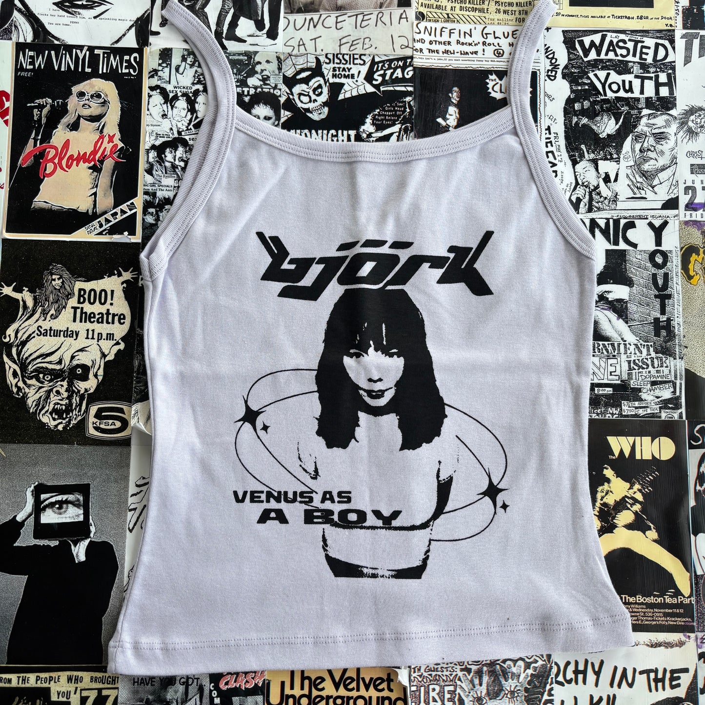 Bjork purple baby tank SM/MED