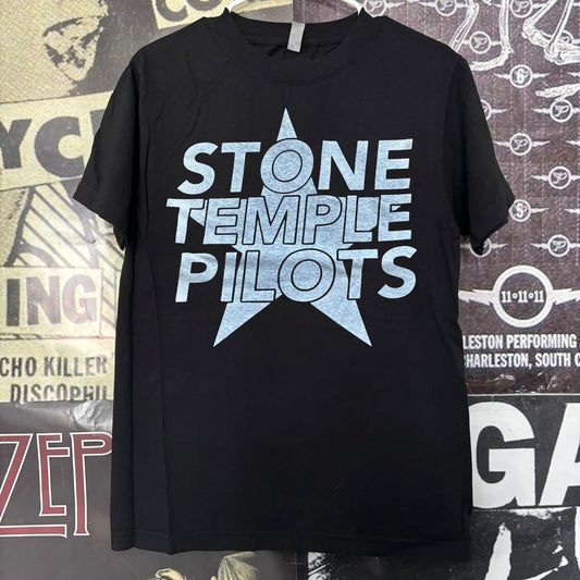 Stone temple pilots black full size tee
