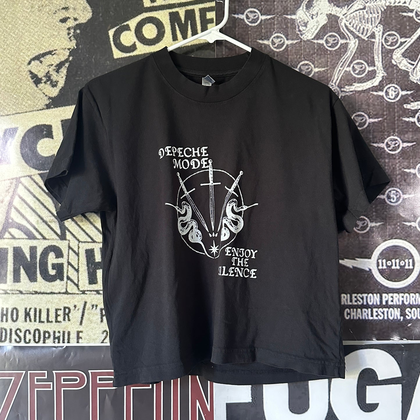 Depeche Mode black boxy tee