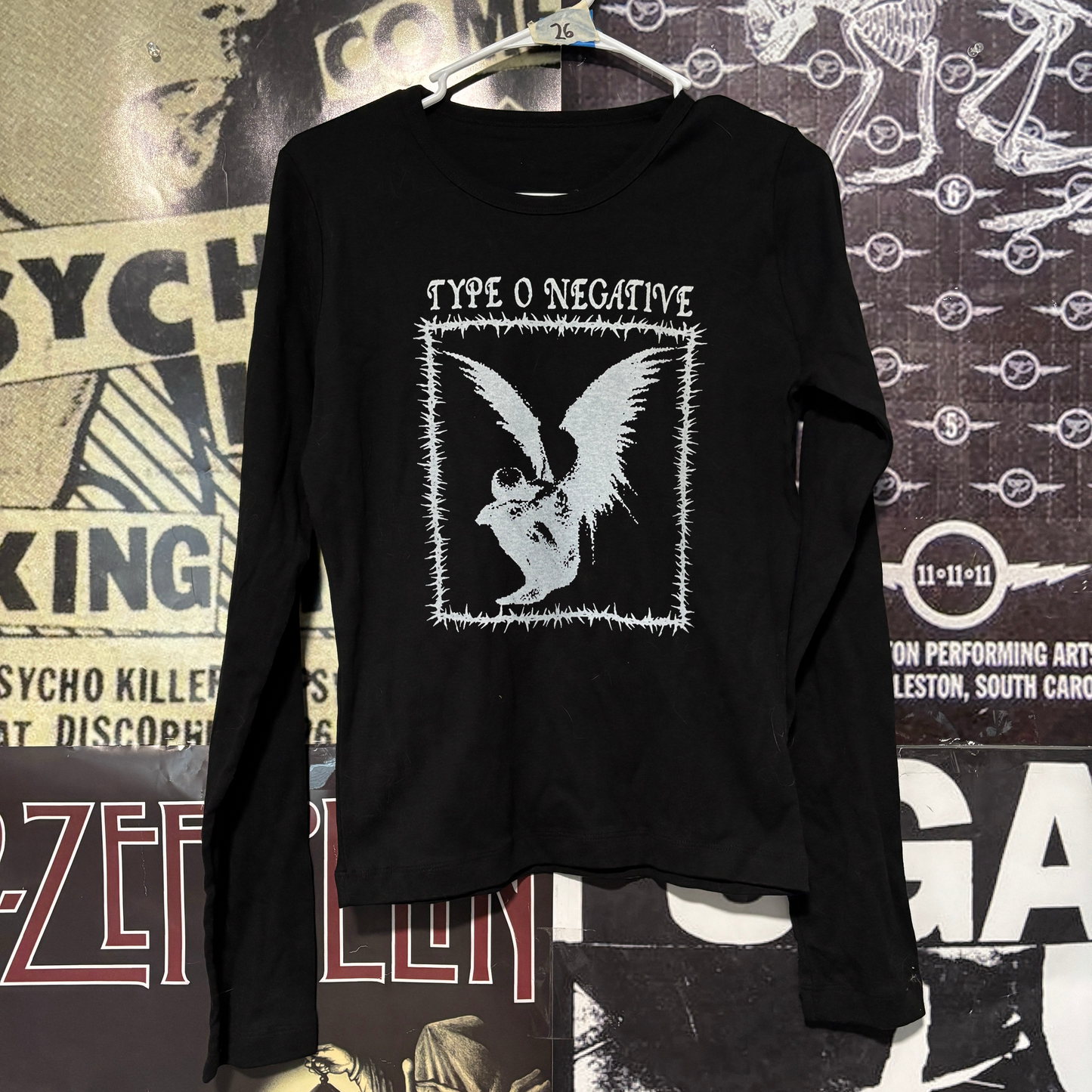 Type o negative black baby long sleeve