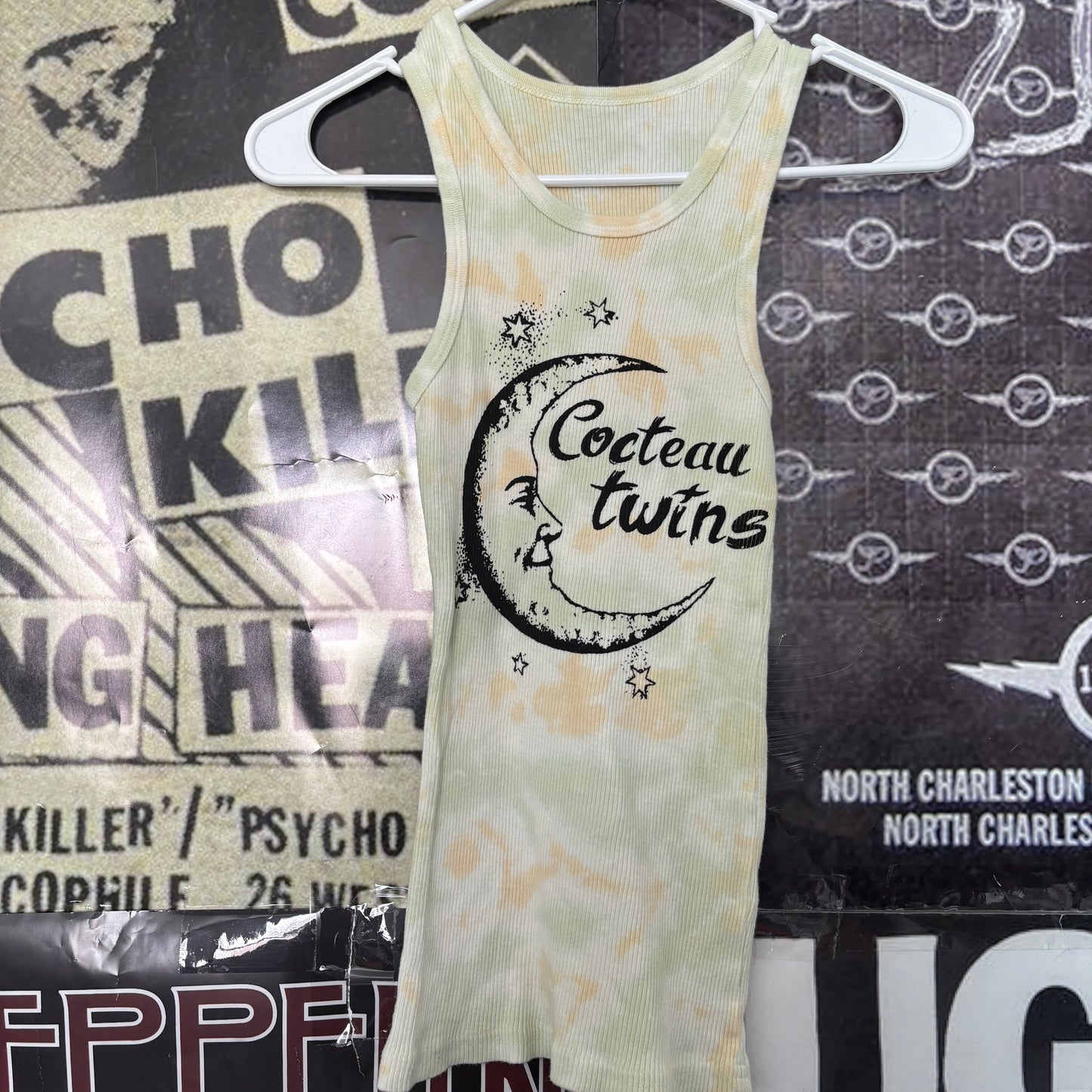 Cocteau twins tie dye rib tank SM