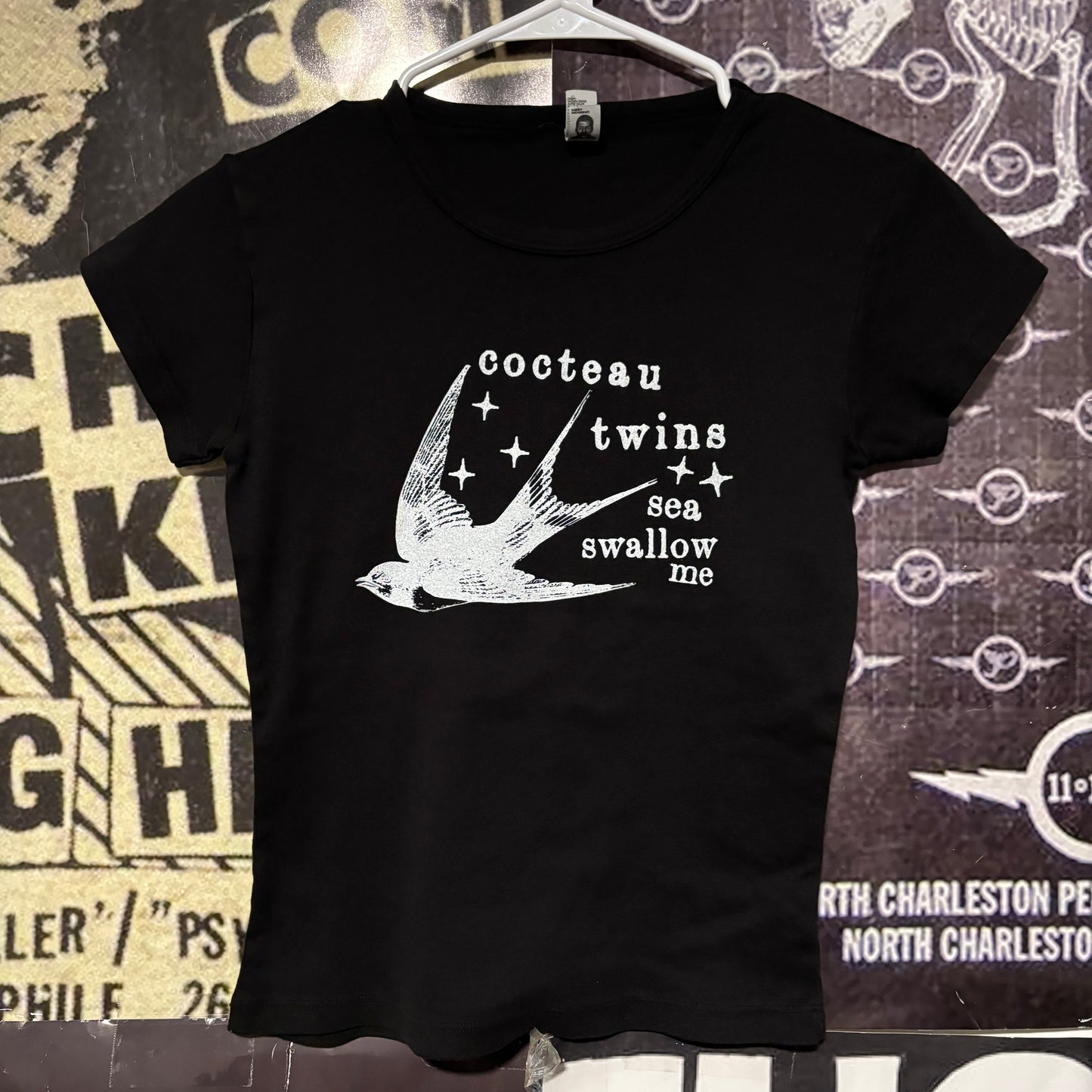 Cocteau twins b&w babydoll tee