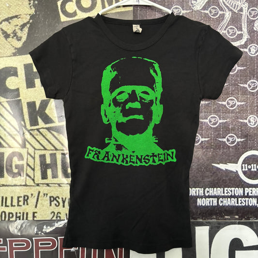 Frankenstein black/green babydoll tee