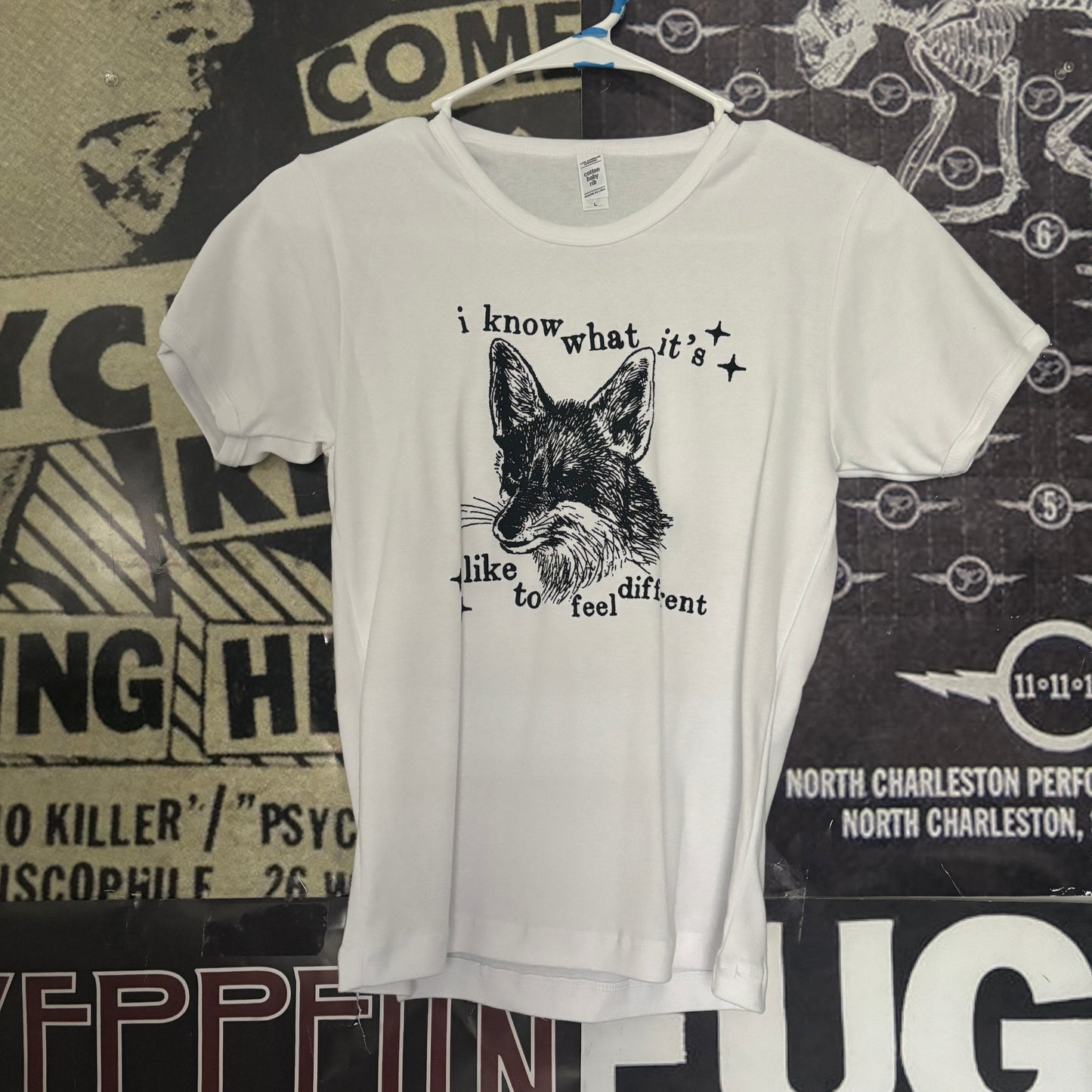 Fantastic fox white long baby tee