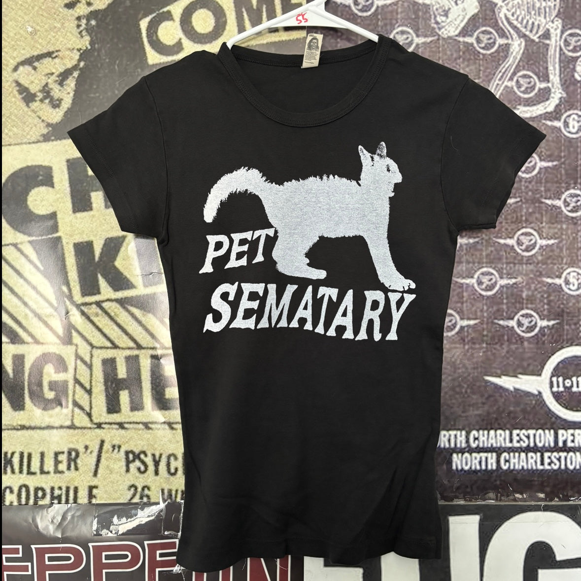Pet sematary b&w babydoll tee