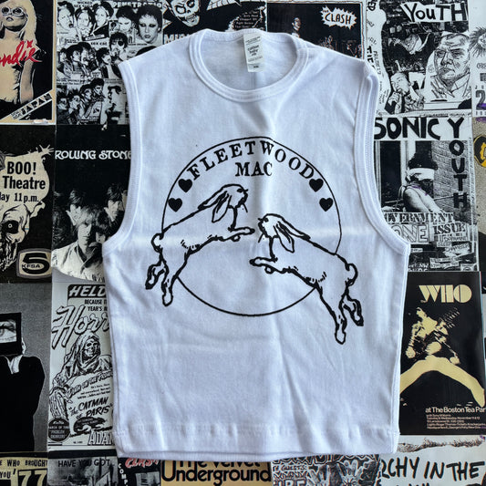 Fleetwood mac white tank XS