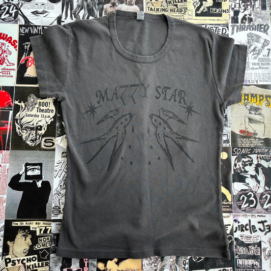 Mazzy star grey babydoll tee MED