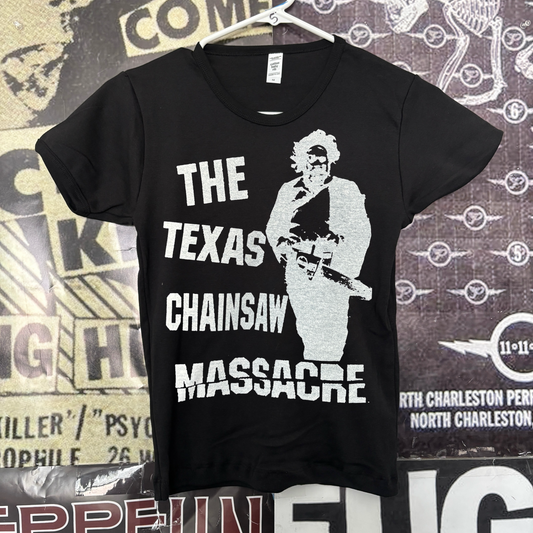 Texas chainsaw black long baby tee