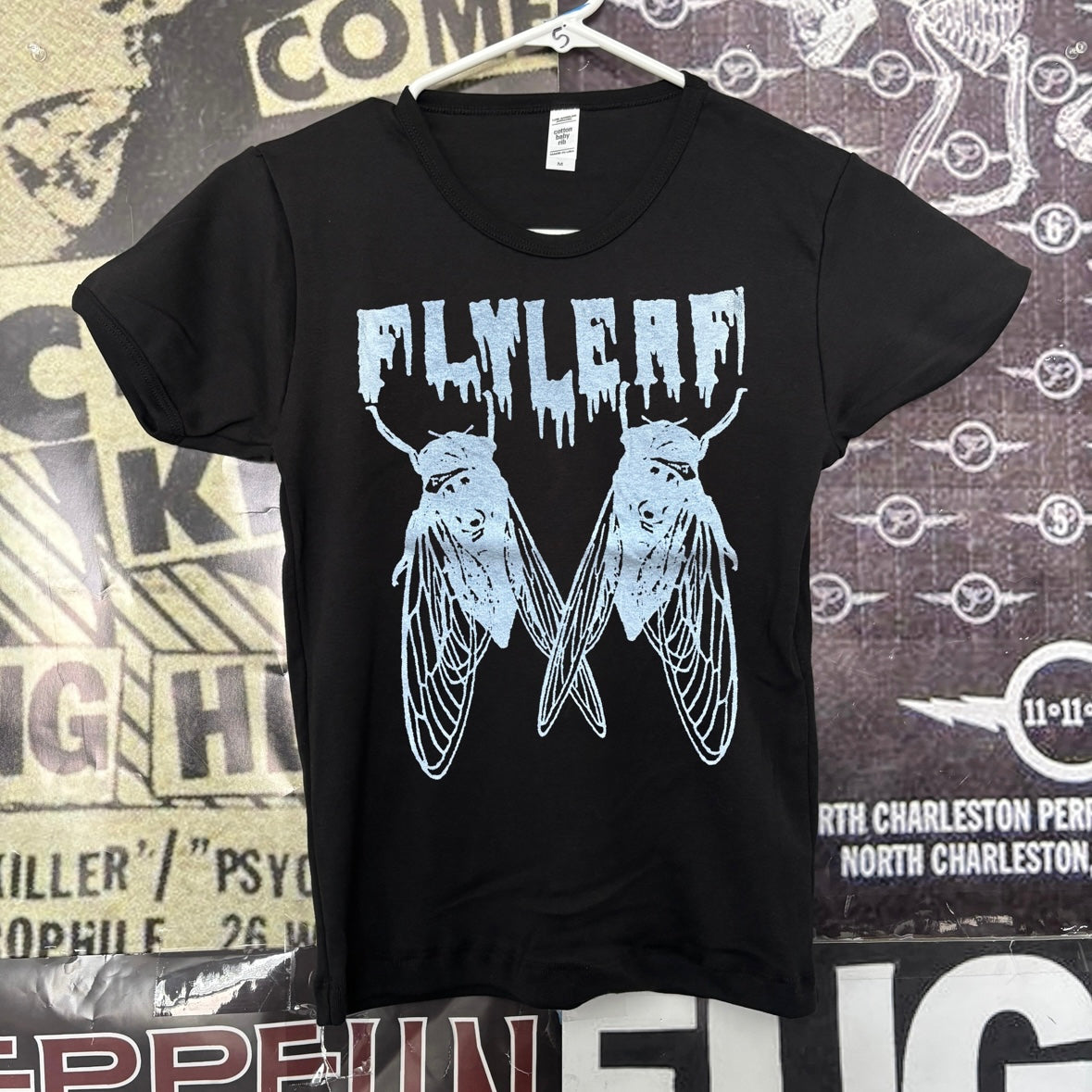Flyleaf black long baby tee