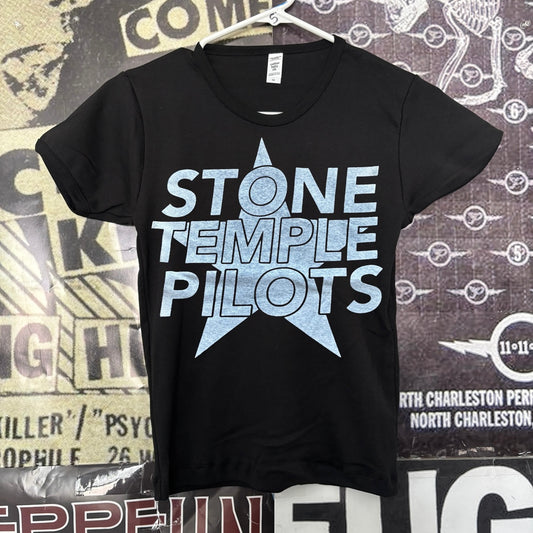 Stone temple pilots black long baby tee