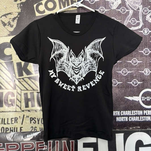 Sweet revenge black long baby tee