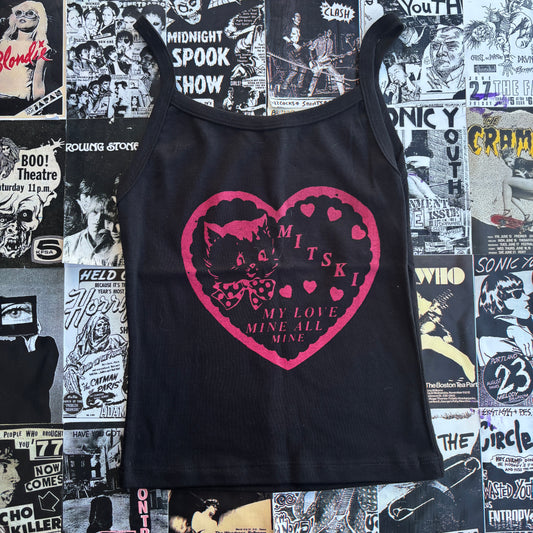 Mitski black/red tank SM/MED