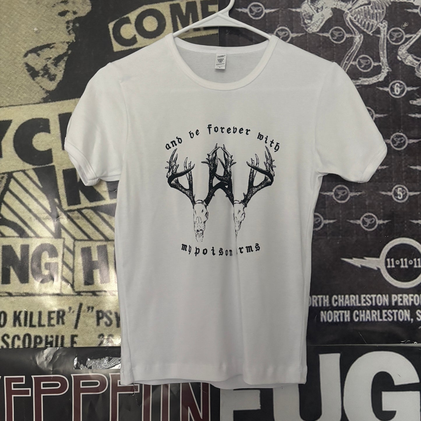 Elliott smith poison white long baby tee