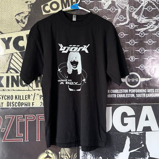 Bjork black full size tee