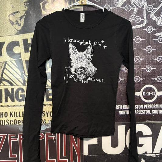 Fantastic fox black baby long sleeve