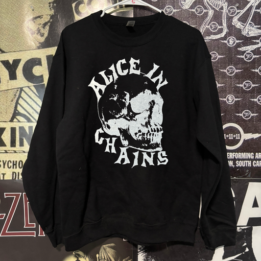 Alice In Chains skull black sweatshirt