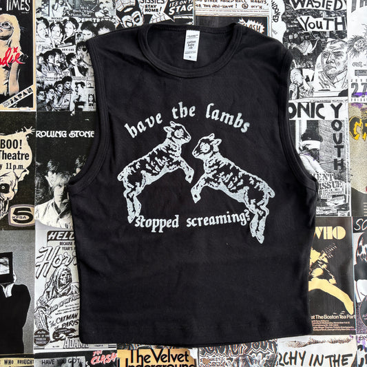 Silence lambs black tank SM