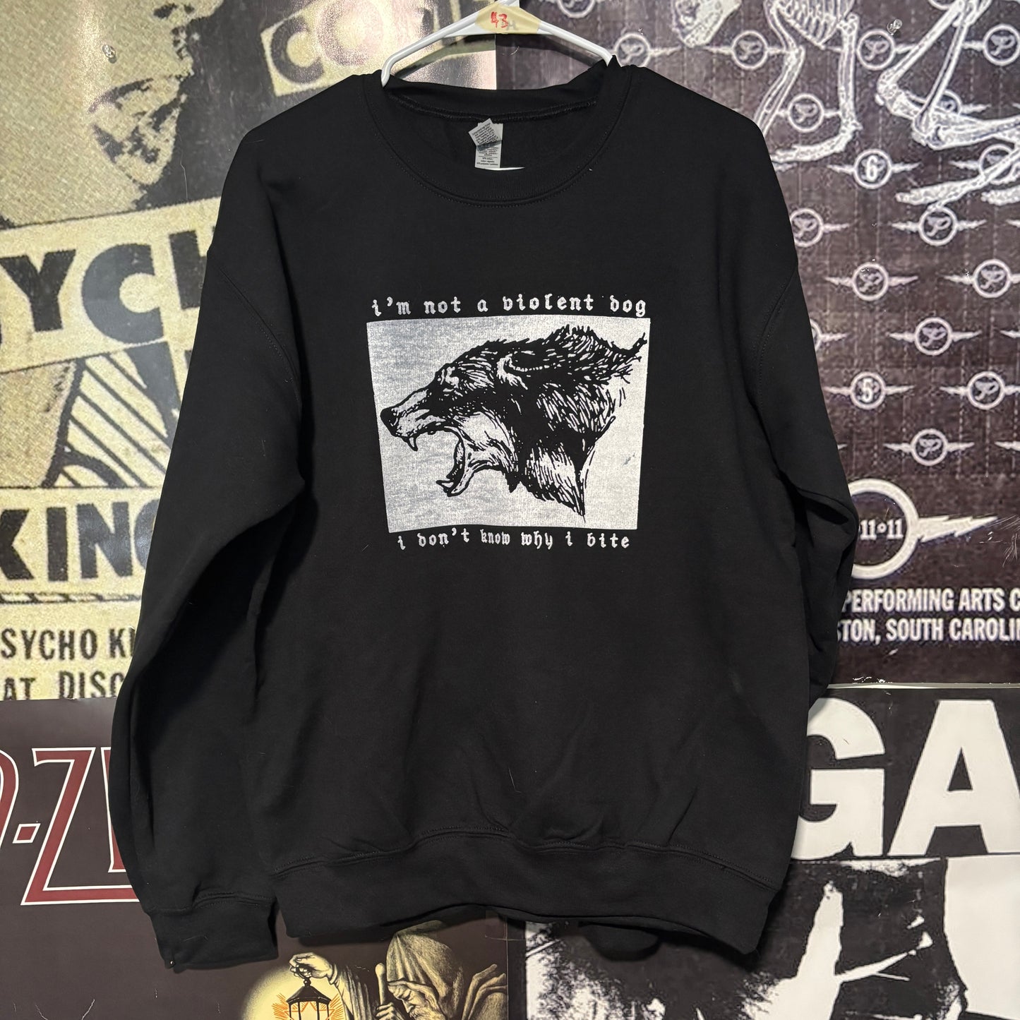 Violent dog black sweatshirt